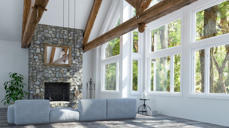 Contemporary Living Room Window